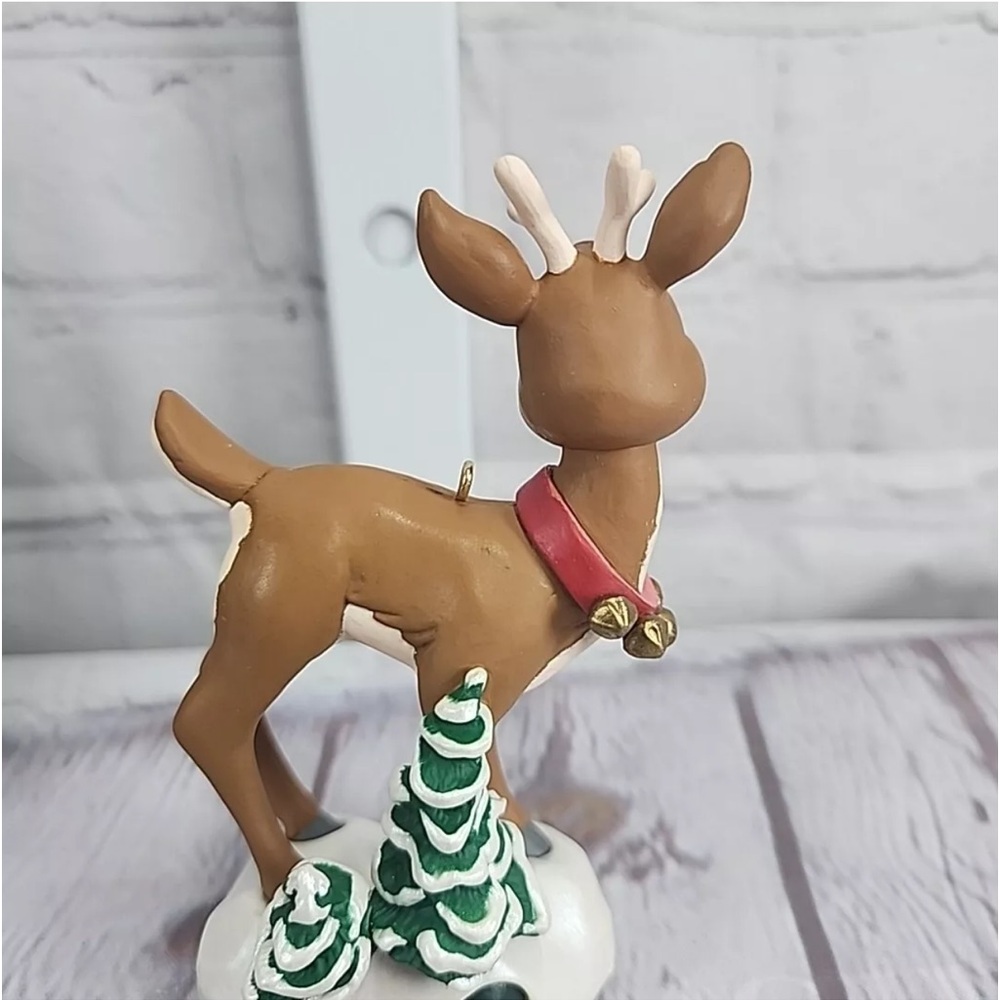 Rudolf The Red Nosed Reindeer 1996 Hallmark Keepsake Collector Club Ornament. - Picture 3 of 9